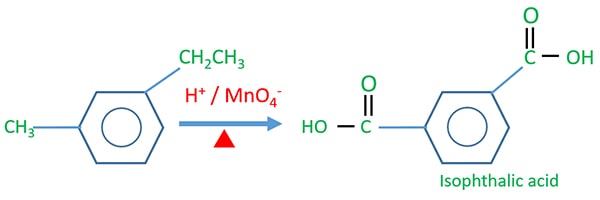 Isophthalic acid preparing